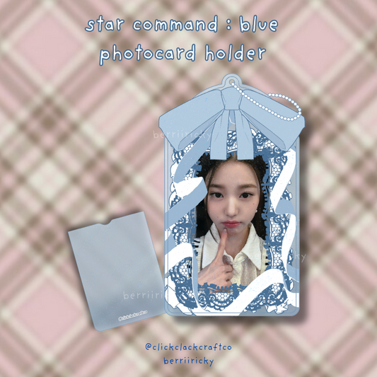 [PREORDER] Star Command: Blue Photocard Holder